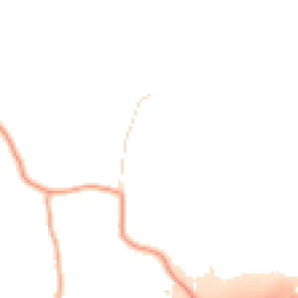 Daytime road noise heatmap for SO40 2NW