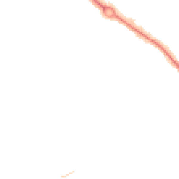 Night-time road noise heatmap for SO40 2TJ