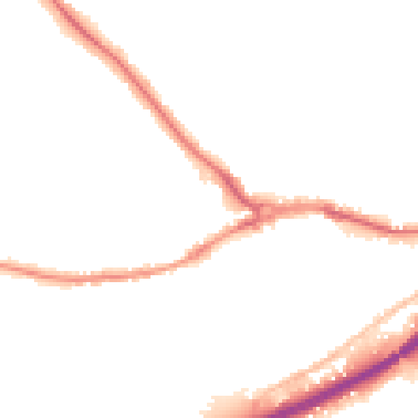 Night-time road noise heatmap for SO40 3DP