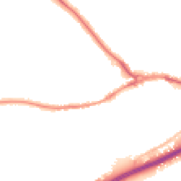 Night-time road noise heatmap for SO40 3DR