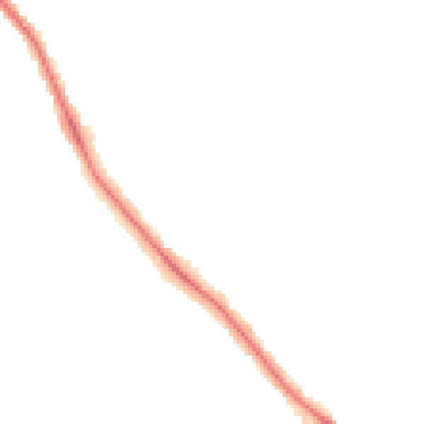 Night-time road noise heatmap for SO40 3LT