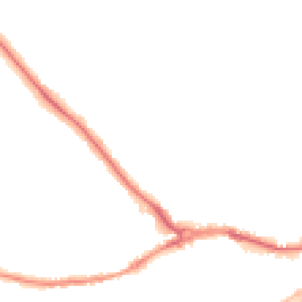 Night-time road noise heatmap for SO40 3QA