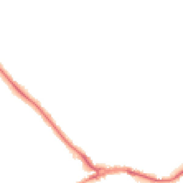 Night-time road noise heatmap for SO40 3QJ