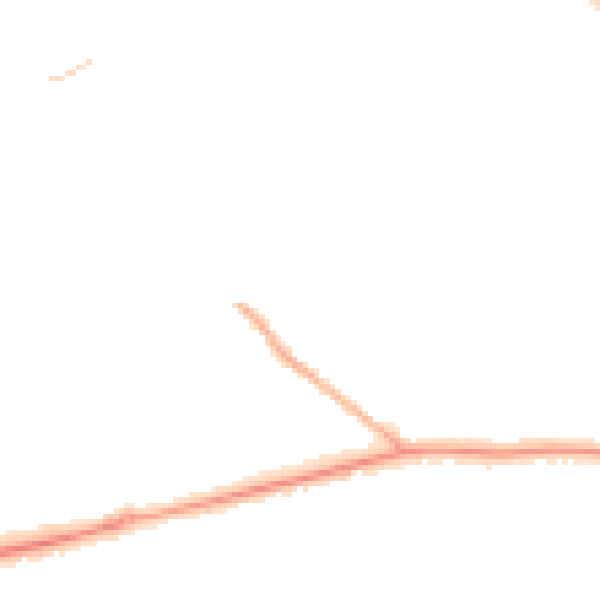 Night-time road noise heatmap for SO40 3SJ