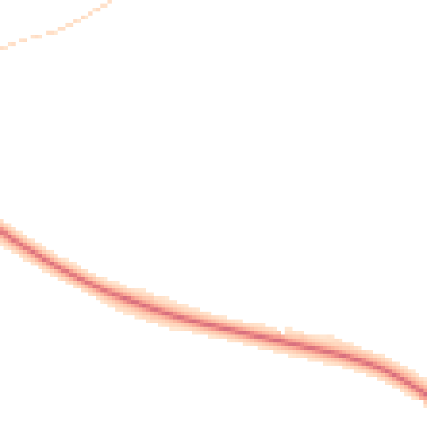 Night-time road noise heatmap for SO40 4JX
