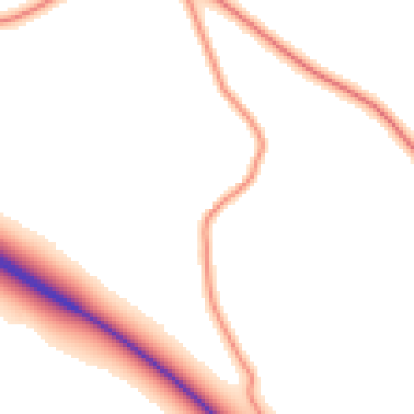 Daytime road noise heatmap for SO40 4UE