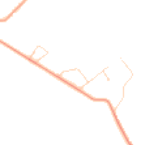 Daytime road noise heatmap for SO40 7AN