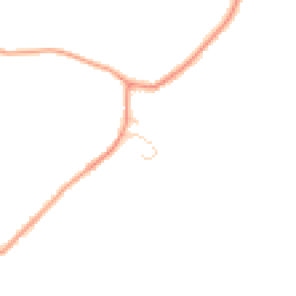 Daytime road noise heatmap for SO40 7HU