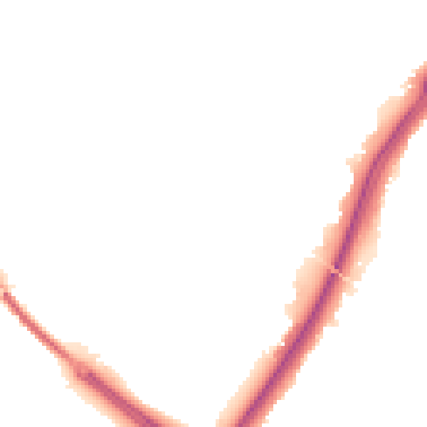 Night-time road noise heatmap for SO40 7JZ