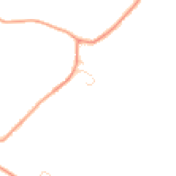 Daytime road noise heatmap for SO40 7LE