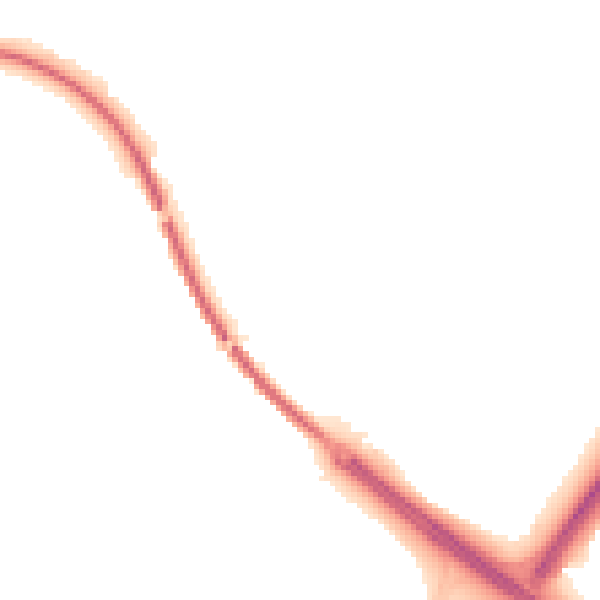 Night-time road noise heatmap for SO40 7QD