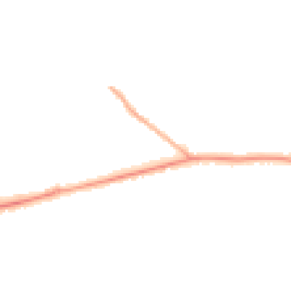 Night-time road noise heatmap for SO40 8EG