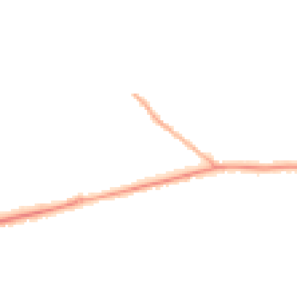 Night-time road noise heatmap for SO40 8EH