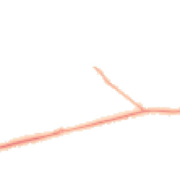 Night-time road noise heatmap for SO40 8ES