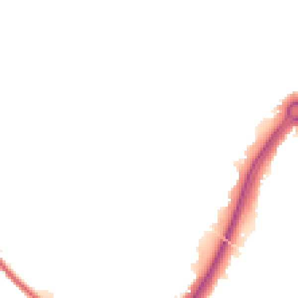 Night-time road noise heatmap for SO40 9AQ