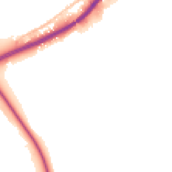 Night-time road noise heatmap for SO40 9HB