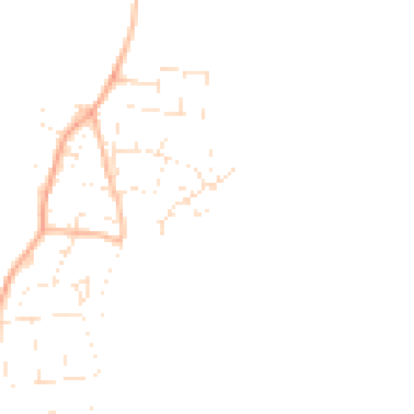 Daytime road noise heatmap for SP1 1AD