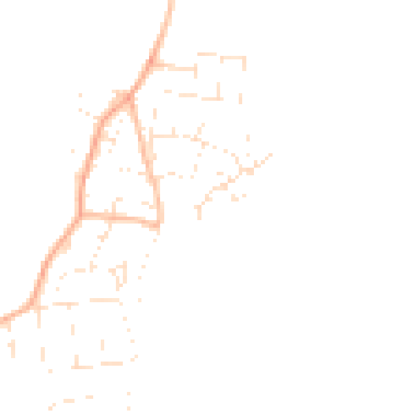 Daytime road noise heatmap for SP1 1AF