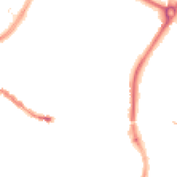 Night-time road noise heatmap for SP1 1AL
