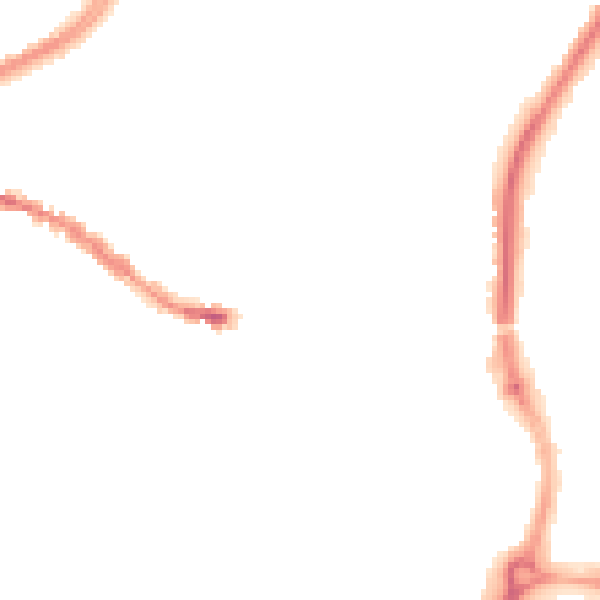 Night-time road noise heatmap for SP1 1EP