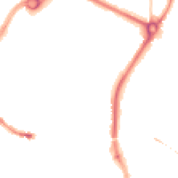 Night-time road noise heatmap for SP1 1EQ