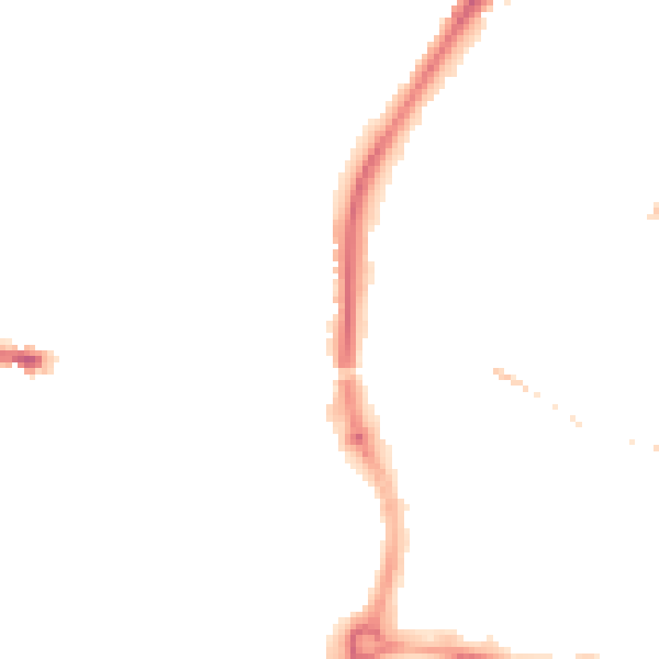 Night-time road noise heatmap for SP1 1HW