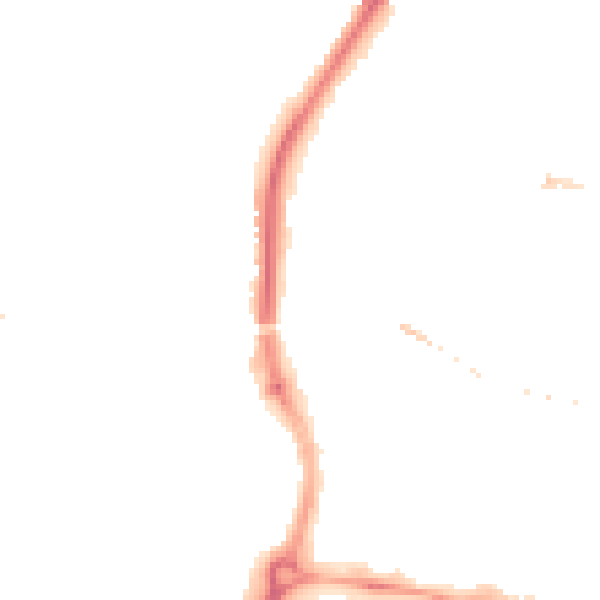 Night-time road noise heatmap for SP1 1HX