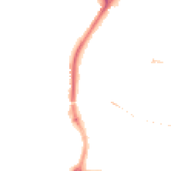 Night-time road noise heatmap for SP1 1HY