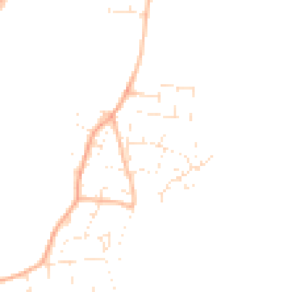 Daytime road noise heatmap for SP1 1RL