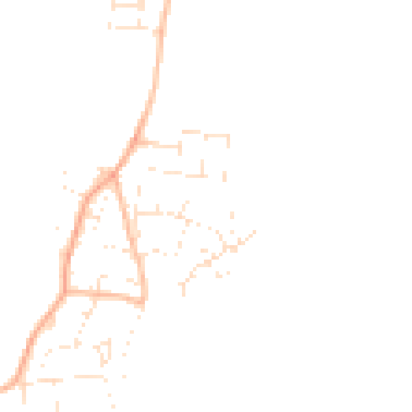 Daytime road noise heatmap for SP1 1RN