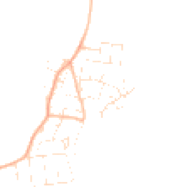 Daytime road noise heatmap for SP1 1RR