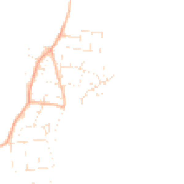 Daytime road noise heatmap for SP1 1RZ