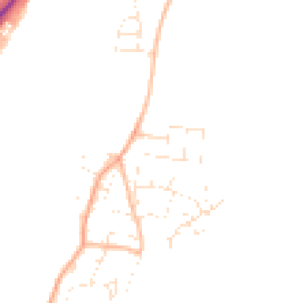 Daytime road noise heatmap for SP1 1SG