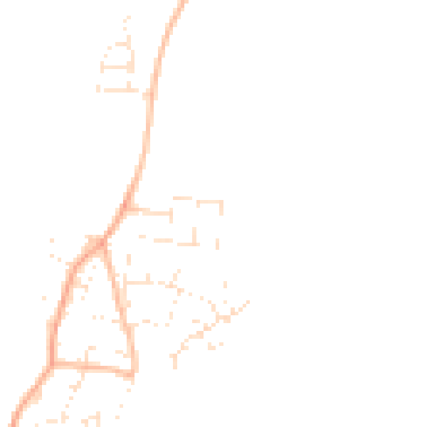 Daytime road noise heatmap for SP1 1SH