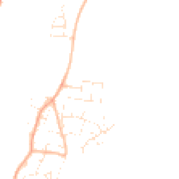 Daytime road noise heatmap for SP1 1SJ