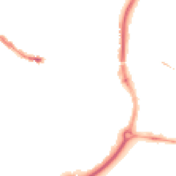 Night-time road noise heatmap for SP1 2AZ