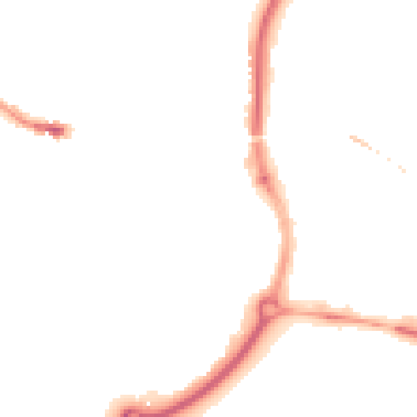 Night-time road noise heatmap for SP1 2BD