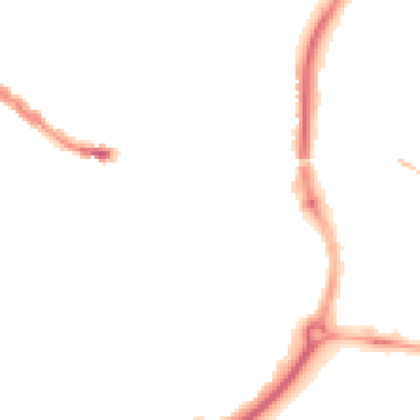 Night-time road noise heatmap for SP1 2DH