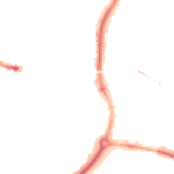 Night-time road noise heatmap for SP1 2DL