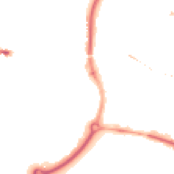 Night-time road noise heatmap for SP1 2FB