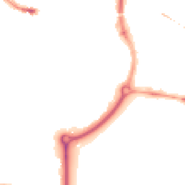 Night-time road noise heatmap for SP1 2HJ