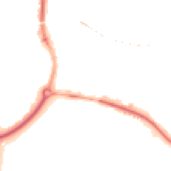 Night-time road noise heatmap for SP1 2JN