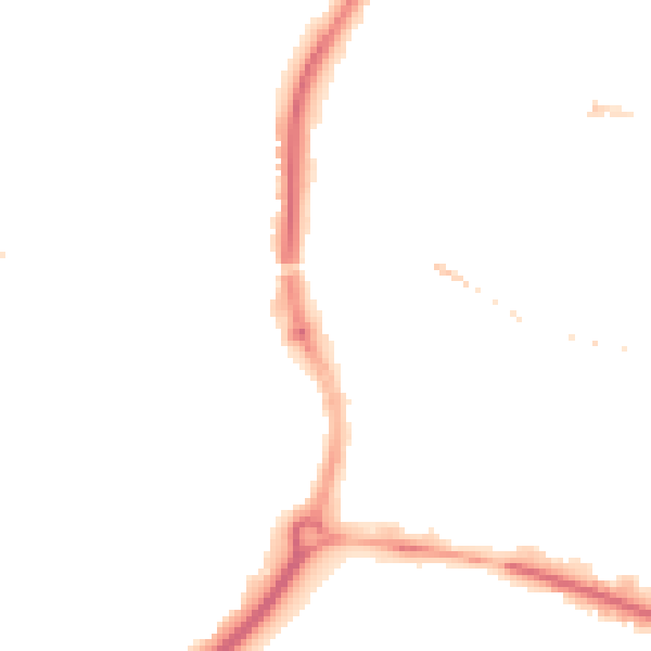 Night-time road noise heatmap for SP1 2LU