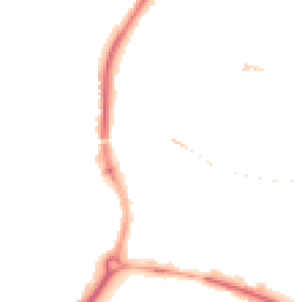 Night-time road noise heatmap for SP1 2QH