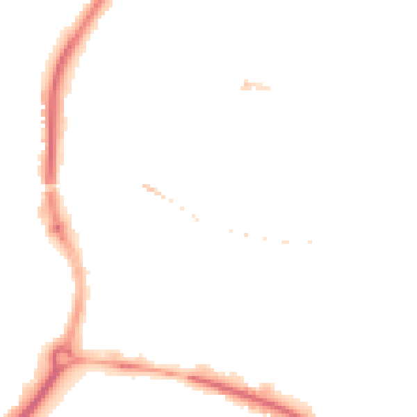 Night-time road noise heatmap for SP1 2RF