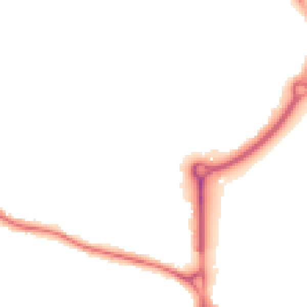 Night-time road noise heatmap for SP1 2SJ