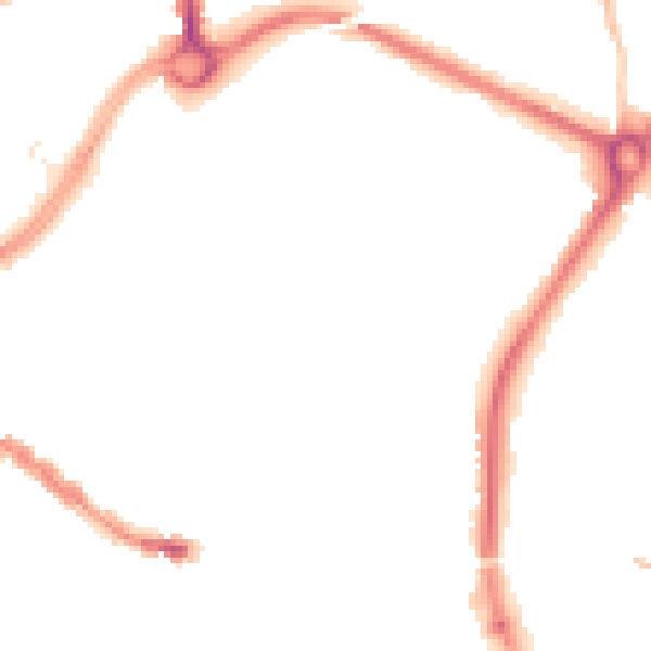 Night-time road noise heatmap for SP1 3AR