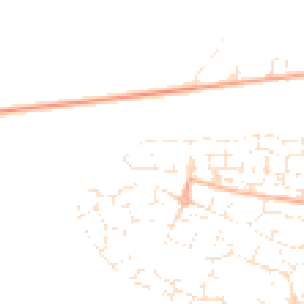 Daytime road noise heatmap for SP1 3BF