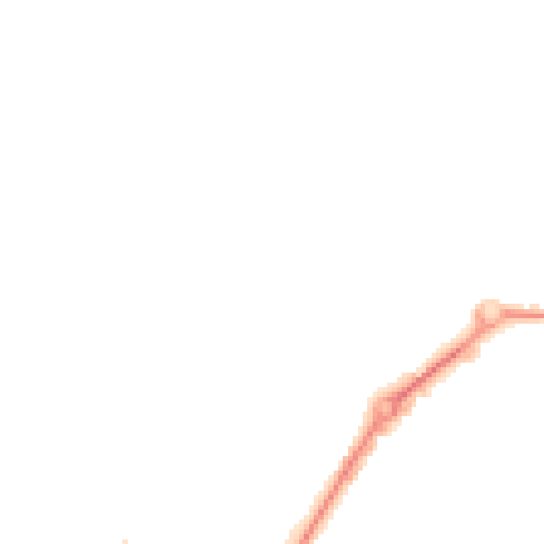Night-time road noise heatmap for SP1 3FN