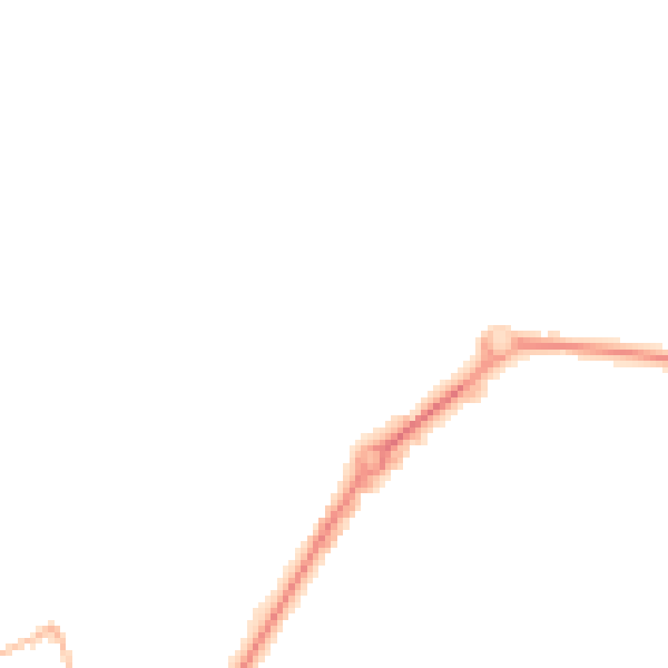 Night-time road noise heatmap for SP1 3FQ